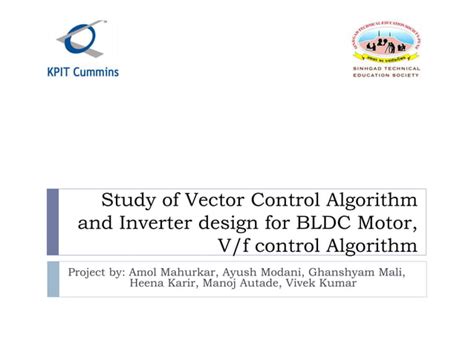 Comparisons of Vector Control Algorithms for Doubly.